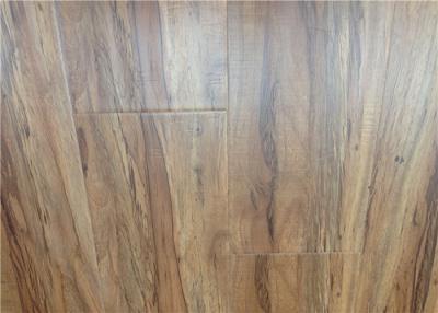 China Unilin Click Exotic Handscraped DIY Hardwood Floor U Bevel Pressed 12mm CE for sale