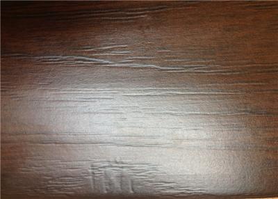 China Hand Scraped Laminate Floor Boards , Brown Wooden DIY Floating Floor for sale