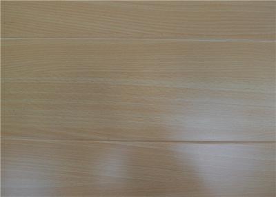 China High Gloss Waterproof Laminate Flooring , U bevel Glueless Beech Wood Floor Board for sale