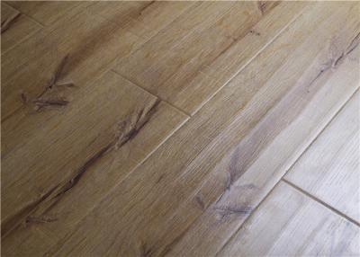 China Waterproof Distressed Maple Laminate Flooring with Handscraped Anti-scratched for sale