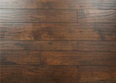 China Maple Wood Flooring Handscraped Laminate flooring 6603  Click Reclaimed Wood Flooring for sale