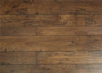 China 12mm Handscraped Laminate Flooring , Maple Engineered Laminate Wood Floors for sale