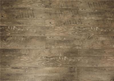 China Grey Dover Oak Reclaimed Engineered Handscraped Hardwood Flooring with Quick Click for sale