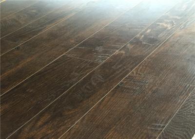 China Rustic Handscraped Oak Laminate Flooring Indoor 12mm E667 for Household for sale