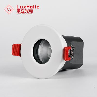 China Modern LuxHolic 5 year warranty round recessed 3.3 inch 15w ip44 anti-glare led downlight for sale