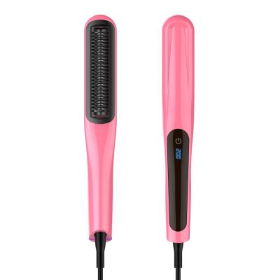 China Hair Comb Nondisposable Hot Iron Raised Beard Straightener Ionic Comb for sale