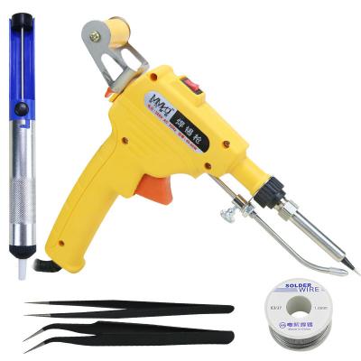 China Home Use 60W Portable Automatic Send Tin Gun Welding Electric Soldering Iron Gun for sale