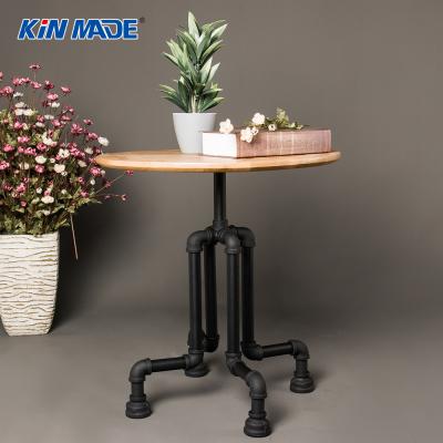 China DIY Pipes Vintage Furniture Coffee Table Leg Set End Table Base Kit Industrial Metal Living Room Modern Steel Rustic DIY Furniture for sale