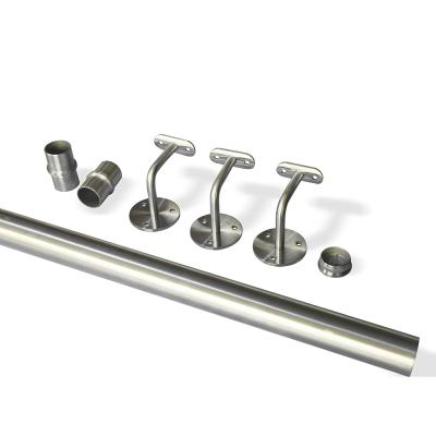 China 42.4mm Contemporary Stainless Steel Stair Railing Wall Mount Handrail Bracket for sale