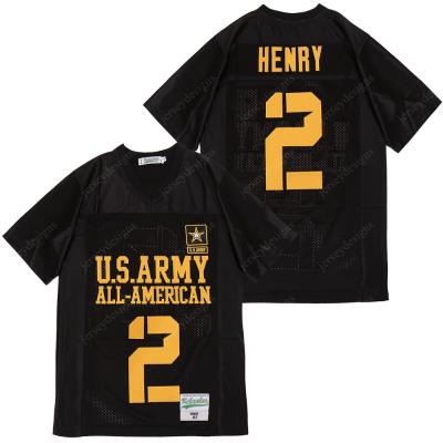 China Wholesale Color Mens Breathable Derek Henry #2 All Name Number S-3XL American Football Jersey Stitched for sale