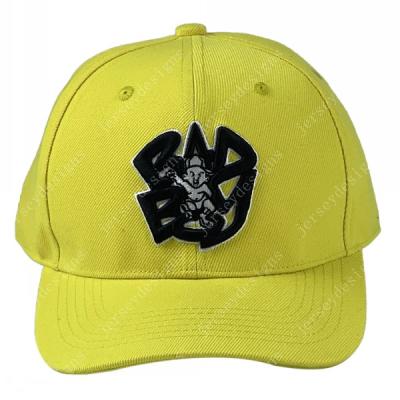 China Bad Boy Hat COMMON Logo Sport Outdoors Snapback Dad Adjustable Baseball Cap Yellow Embroidered for sale