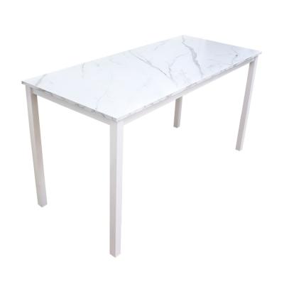 China Modern Competitive High Quality Marble Frame Computer Metal Grain Home Office Working Dining Table Made in Taiwan for sale