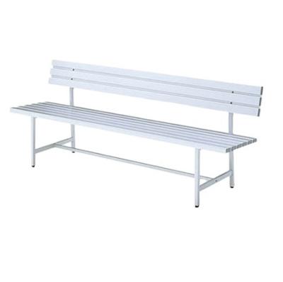 China Modern High Quality Aluminum Indoor Outdoor Garden Backless Park Bench Made in Taiwan for sale