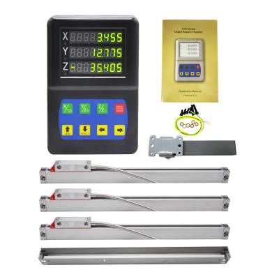 China 1/2/3 Axis Dro Digital Readout Scale Professional Small Size Linear Encoder With LCD Screen For Mini Lathe Dro 105X160X73mm for sale