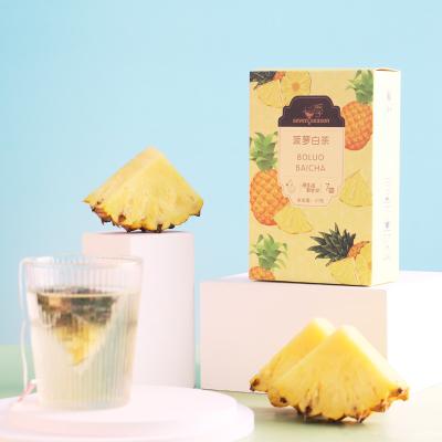 China Loose Tea Fruit Pineapple Fruit Tea Triangle White Tea Bag Slimming Tea for sale