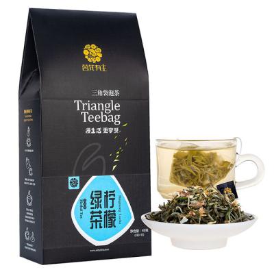 China Loose Tea Good Quality Lemon Green Tea Slimming Tea Chinese Private Label Tea for sale