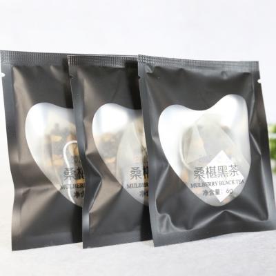 China Tea Drinks Small Mulberry Black Tea OEM Bags , Processing Customized Corn Fiber Tea Bags for sale