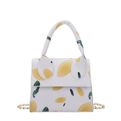 China 2021 new fashionable high quality cow printing cow print handbag fashion one-shoulder cross-body bag small mini lady's square bag for sale