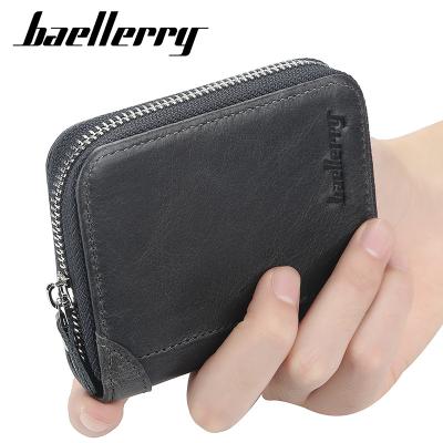 China New Design Short Wallets Waterproof Pinch Leather Men Travel Document Short Enclosed Wallet for sale