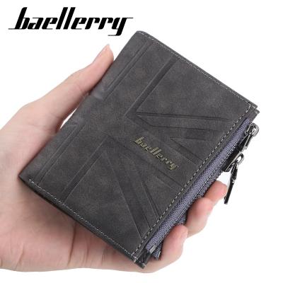 China Baellerry Waterproof 2021 Small Money Clips Vertical Card Holder Coin Purse Men Wallets for sale