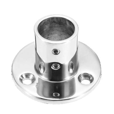 China 316 Stainless Steel Marine Bollards Fitting Different Size 90 Degree Round Base for sale