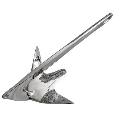 China 316 Stainless Steel AISI316 Polish Boat Bruce Style Anchor For Boat for sale