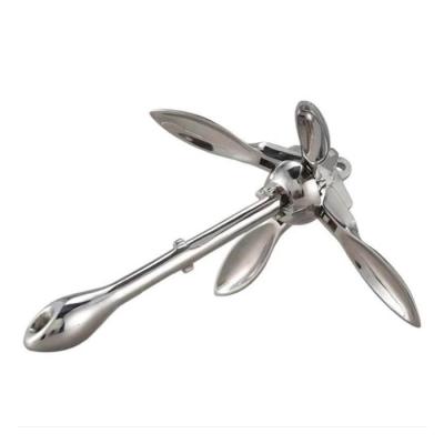 China Best Selling 316 Stainless Steel Boat Folding Grab Hook Anchor For Boat for sale