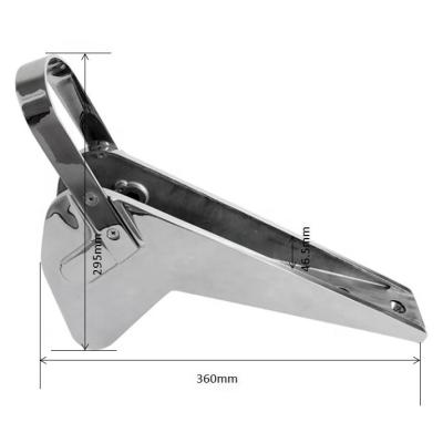 China 316 Stainless Steel 316 Stainless Steel Anchor Roller Mirror Polished Anchor Bow Roller for sale