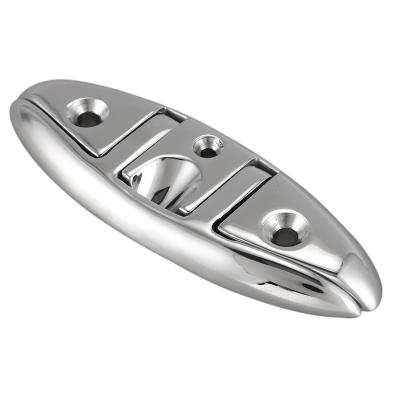 China 316 stainless steel marine cleats folding boat dock cleat mooring cleat for all sizes for sale