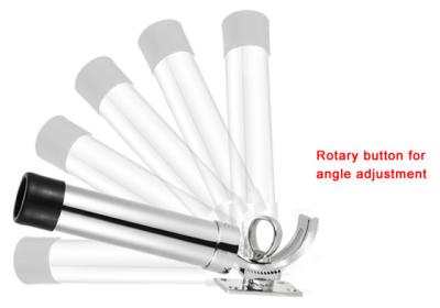 China 316 Stainless Steel Rod Holder ss316 Portable 360 ​​Degree Adjustment Boat Fishing Pole Rod Holders for sale