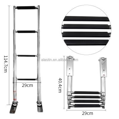 China 316 Stainless Steel Factory Outlet 2 Step 3 4 Step Ladder For Swimming Pool Boat Marine Ladders 316 Stainless Steel for sale