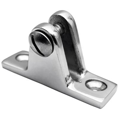 China 316 Degree Stainless Steel Boat Accessories Deck Hinge AISI316 Deck Swivel Hinge Mount 360 Marine Hardware for sale