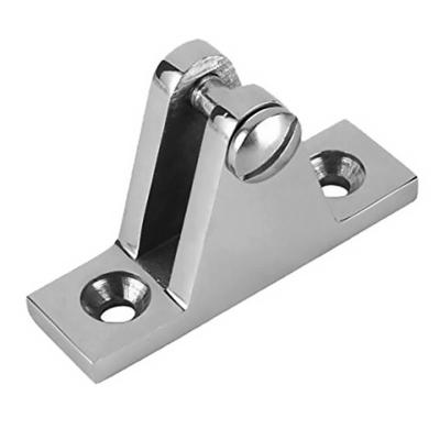 China 316 Stainless Steel Boat Accessories Bimini Hardware Deck Hinge 316 Stainless Steel Deck Hinge 90 Degree Whosales for sale