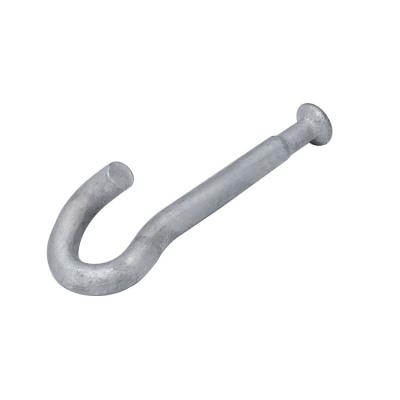 China Overhead Line Accessories L&R Braid Ball End Hook , Hardware Line Hook for sale