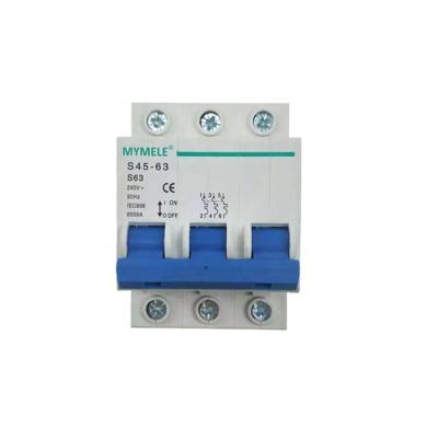 China Widely L&R ​​240V~50Hz 3P Miniature Circuit Breaker MCB for sale