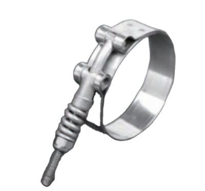 China Safety And Stable Connection 19.2mm Bandwidth Stainless Steel Support SQUARE HEAD BOLT CLAMPS For 8.5 Nm Tightening Torque for sale