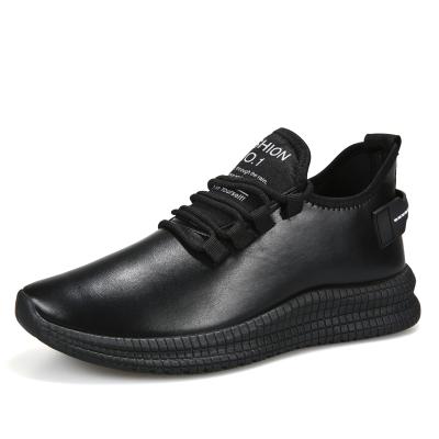 China 2021 New Fashion Comfortable PVC Warrior Black Men's Shoes for sale