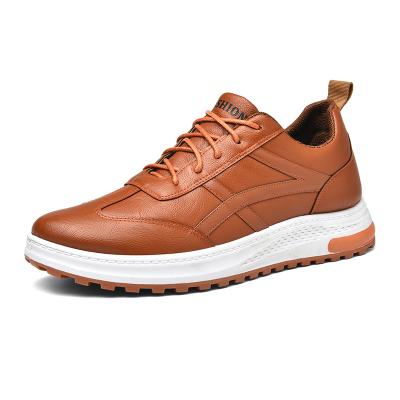 China 2021New PVC Mens Casual Shoes Sport Shoes Genuine Leather for sale