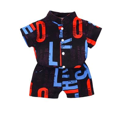 China Breathable Hot New Style Children's Shorts Summer Cotton Shorts Boy's Suit Baby T-shirt Short-sleeved Suit for sale