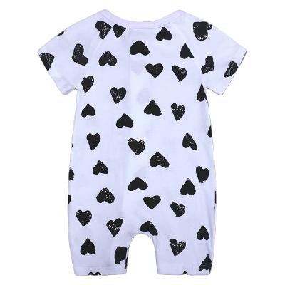 China Soft Short Sleeve Overalls For Baby Boy Romper Zips Sleepsuit Baby for sale