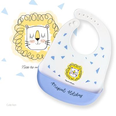 China Wholesale Washable Adjustable Silicone Fashion Bibs Cute Waterproof Baby Baby Bibs for sale