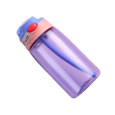 China New Sustainable Style Factory Promotion Price Customized Style Kids Kids Kids Water Bottle With Straw for sale