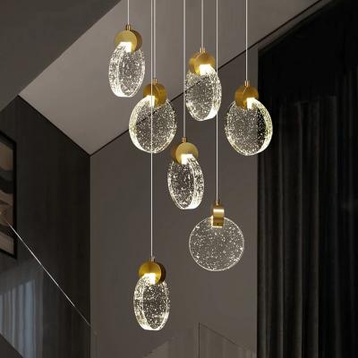 China 1/3/6/8/10/15/18 Modern Crystal Chandelier Living Room Dining room stair lamp decoration exhibition hall lights villa for sale