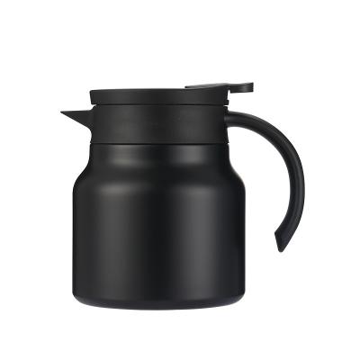 China Viable Factory Supplied Double Wall Stainless Steel Handle 16.9oz Ice Coffee Juice Drink Thermos Vacuum Flask for sale