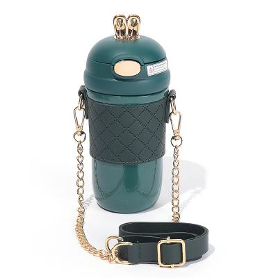 China Fashionable Personality Straw Cup Goddess Bag Cup Automatic Creative PORTABLE High Level Appearance for sale