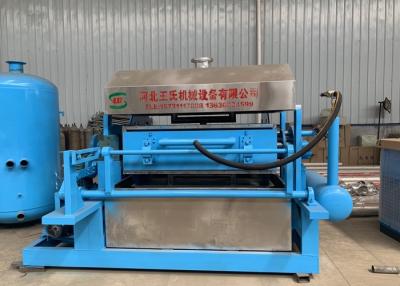 China 2000p/H Semi Automatic Egg Tray Machine 50kw Tray Forming Machine 8T for sale