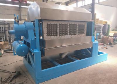 China 16 Molds Semi Automatic Egg Tray Machine 2500pcs/Hr Dry Under Sun for sale