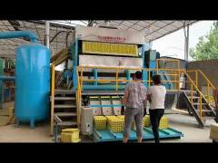 egg tray machine ewith metal dryer