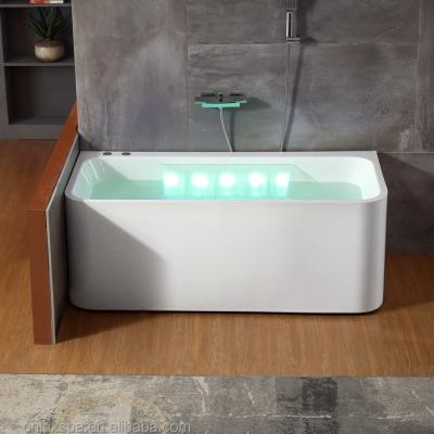 China Freestanding Chinese modern designs white bathroom acrylic bathtub cheap jet whirlpool bathtub for sale