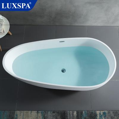 China Freestanding Badewanne Freistehend Matt Corner White Composite Stone Concrete Acrylic stone Bathtub Bath Tub for sale